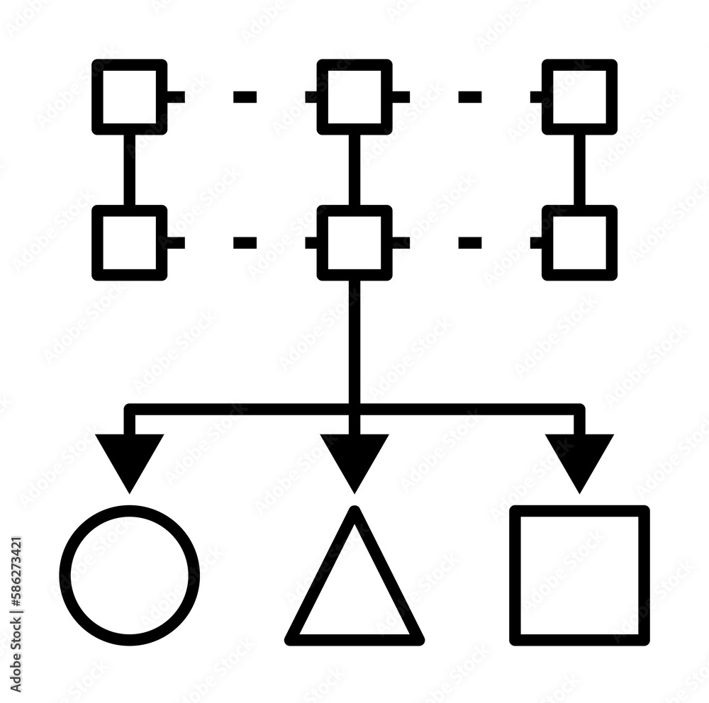 Poster data analysis, classification, management icon. element of data analysis icon for mobile concept and