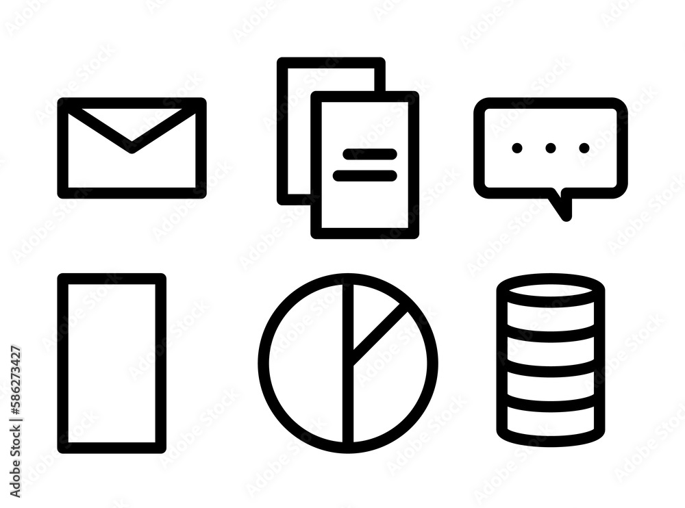 Poster data analysis, database, social network icon. element of data analysis icon for mobile concept and w