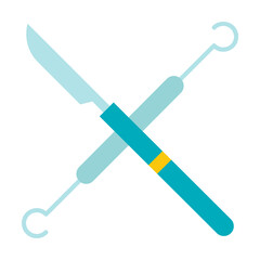 Dentistry, dental, dentist, doctor, hospital teeth tools color icon