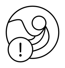 fetus, disease, medical icon. Element of disease icon. Thin line icon for website design and development, app development. Premium icon