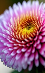 close up of flower created with Generative AI technology