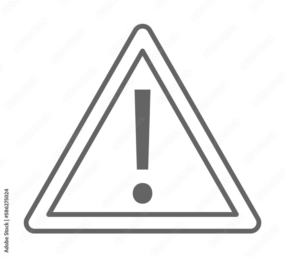 Poster emergencies, alert icon. element of emergencies icon. thin line icon for website design and developm