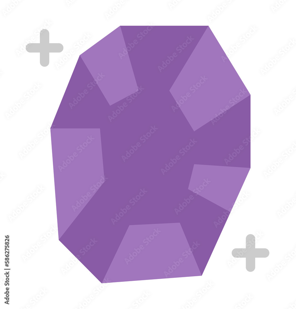 Poster diamond esoteric icon. simple color elements of esoteric icons for ui and ux, website or mobile appl