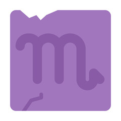 Zodiac Scorpio icon. Simple color elements of esoteric icons for ui and ux, website or mobile application