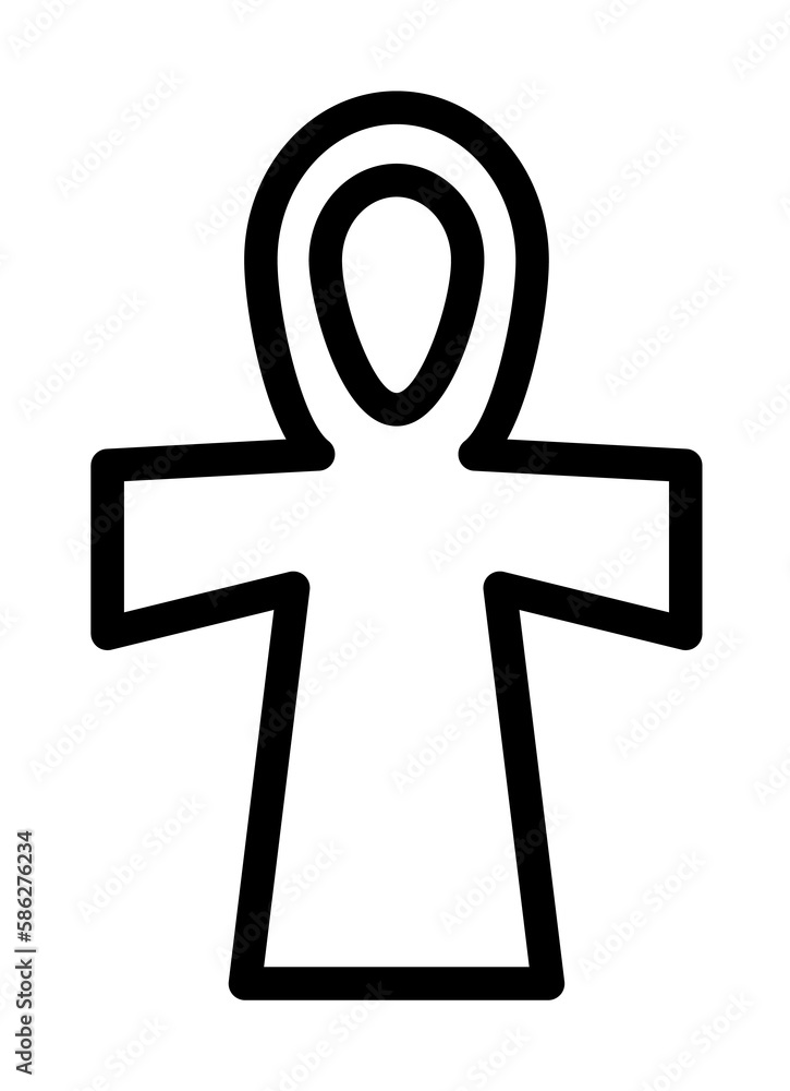 Poster sacred esoteric icon. simple line, outline elements of esoteric icons for ui and ux, website or mobi