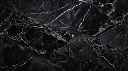 Black Marble Texture Background Ideal for Dramatic and Bold Designs Generative AI