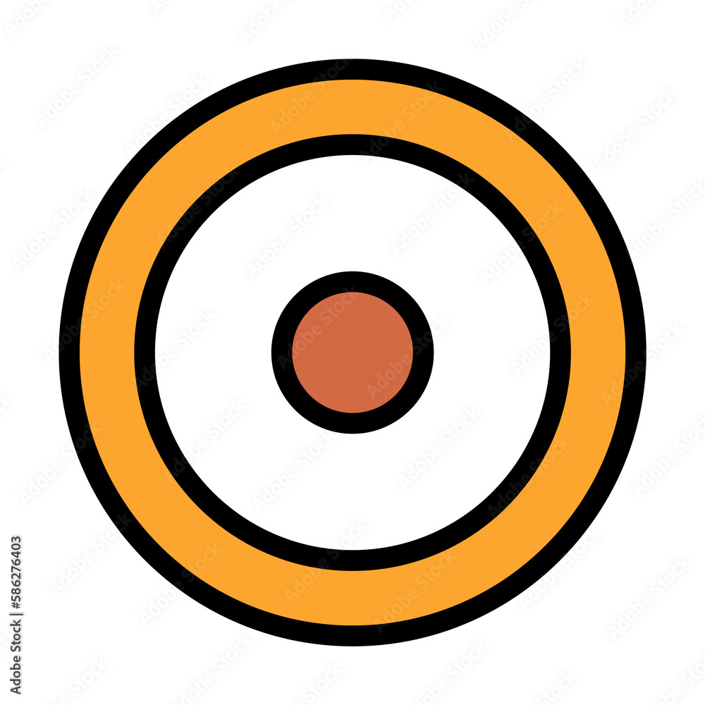 Poster symbol horoscope sun icon. simple color with outline elements of esoteric icons for ui and ux, websi
