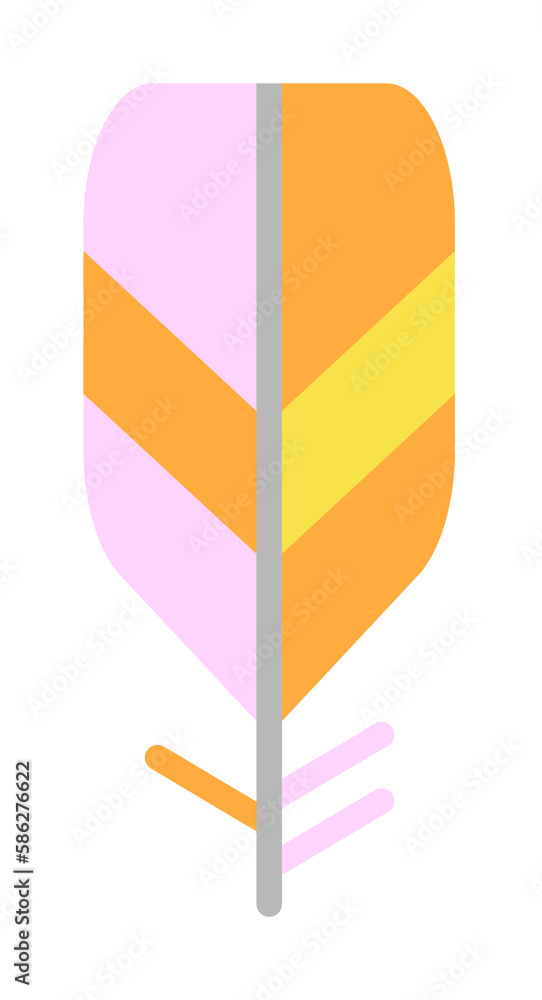 Poster wing bird icon. simple color elements of feather icons for ui and ux, website or mobile application