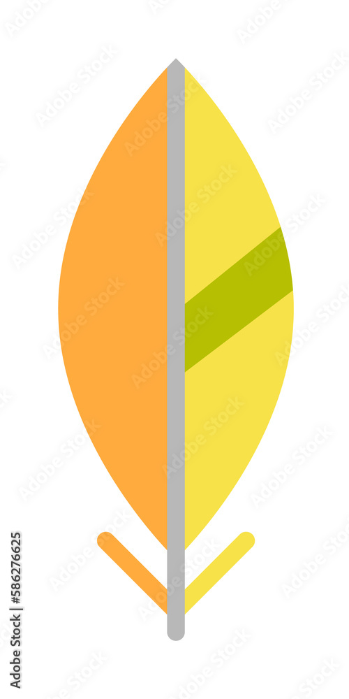 Poster wing bird icon. simple color elements of feather icons for ui and ux, website or mobile application