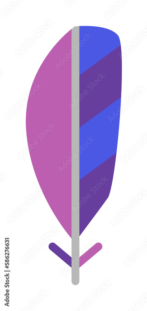 Poster wing bird icon. simple color elements of feather icons for ui and ux, website or mobile application