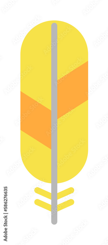 Poster wing bird icon. simple color elements of feather icons for ui and ux, website or mobile application
