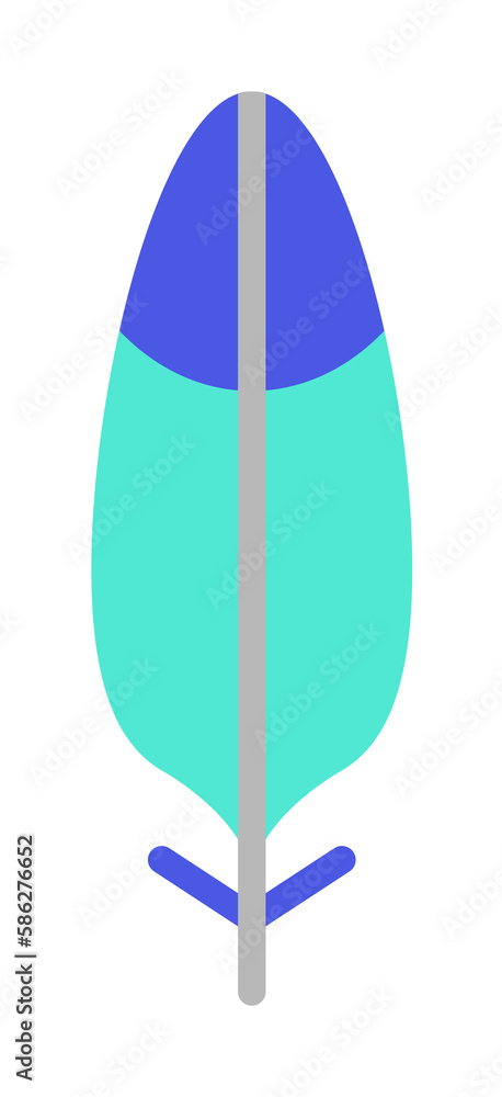 Poster wing bird icon. simple color elements of feather icons for ui and ux, website or mobile application