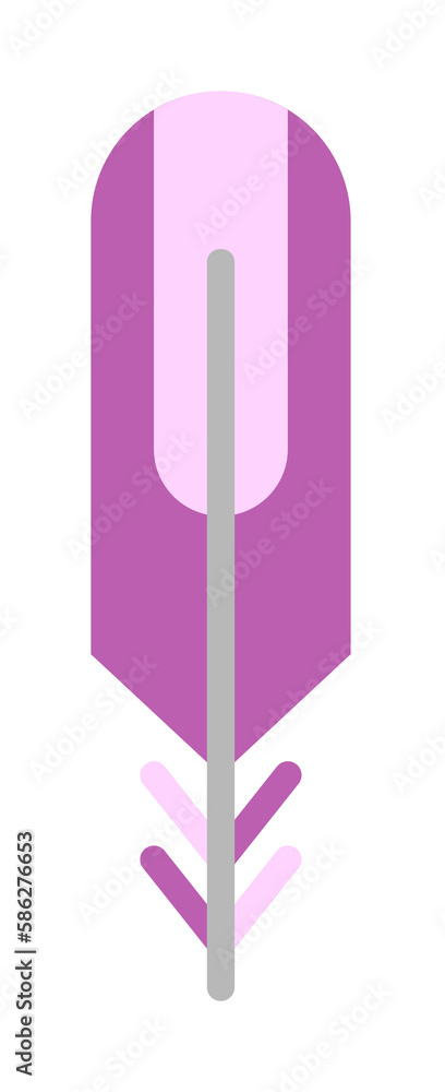 Poster wing bird icon. simple color elements of feather icons for ui and ux, website or mobile application