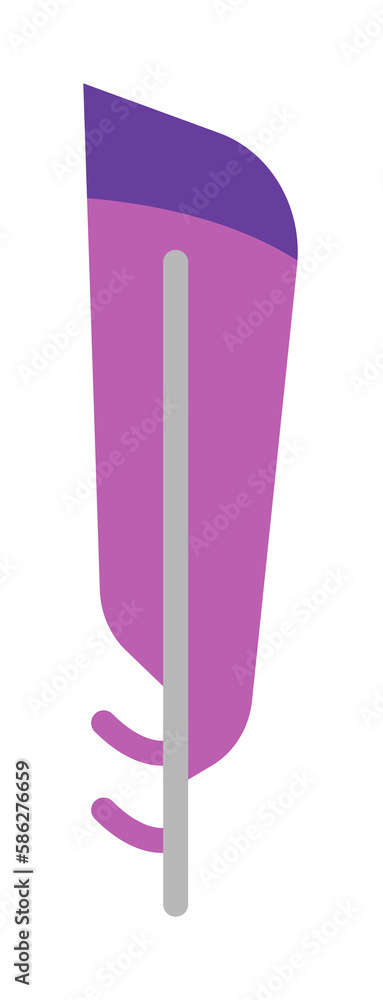 Poster wing bird icon. simple color elements of feather icons for ui and ux, website or mobile application