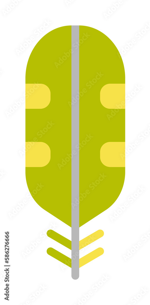 Poster wing bird icon. simple color elements of feather icons for ui and ux, website or mobile application