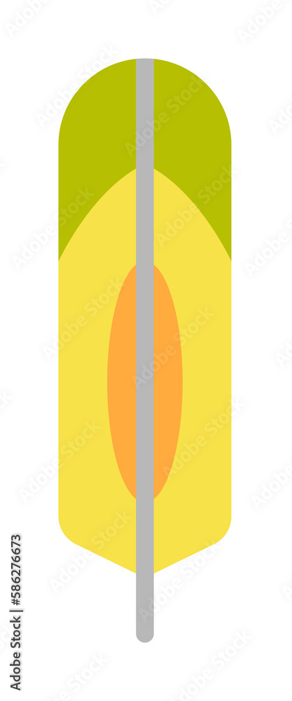 Poster wing bird icon. simple color elements of feather icons for ui and ux, website or mobile application