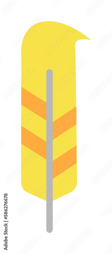 Poster wing bird icon. simple color elements of feather icons for ui and ux, website or mobile application