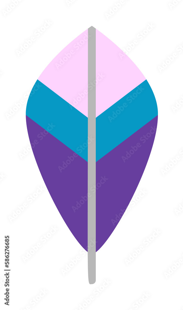 Poster wing bird icon. simple color elements of feather icons for ui and ux, website or mobile application