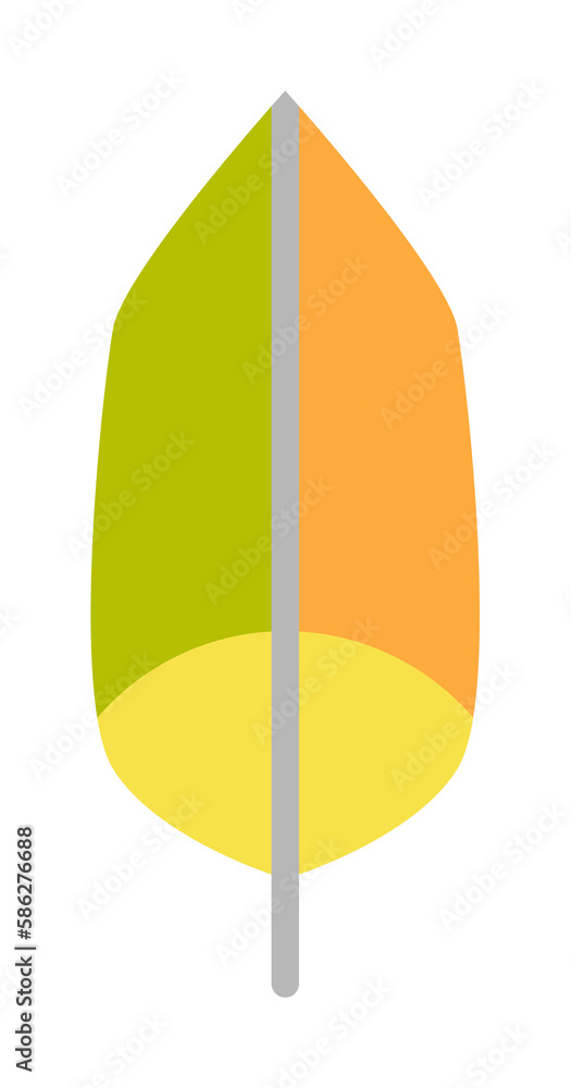 Poster wing bird icon. simple color elements of feather icons for ui and ux, website or mobile application