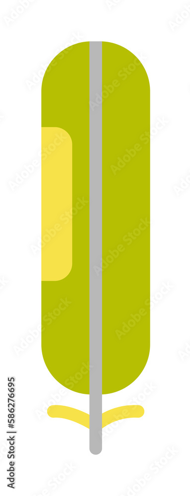 Poster wing bird icon. simple color elements of feather icons for ui and ux, website or mobile application