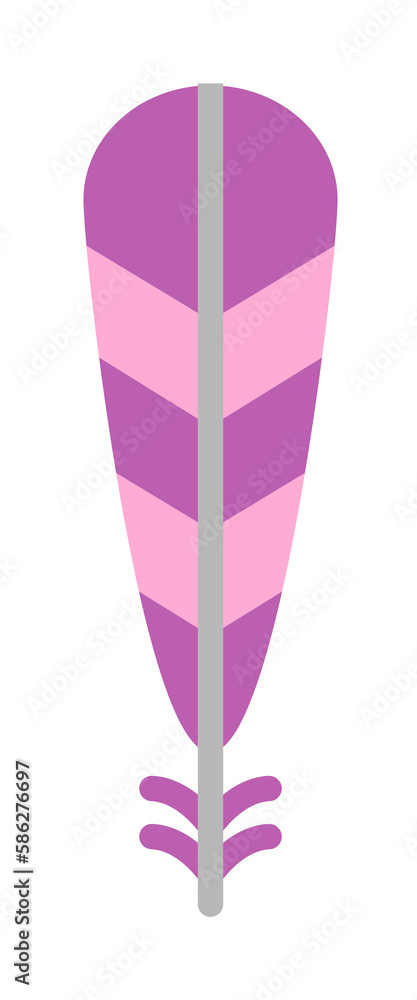 Poster wing bird icon. simple color elements of feather icons for ui and ux, website or mobile application