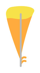 Wing bird icon. Simple color elements of feather icons for ui and ux, website or mobile application