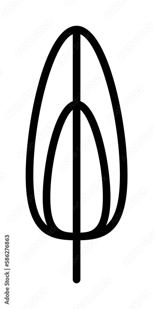 Poster wing bird icon. simple line, outline elements of feather icons for ui and ux, website or mobile appl