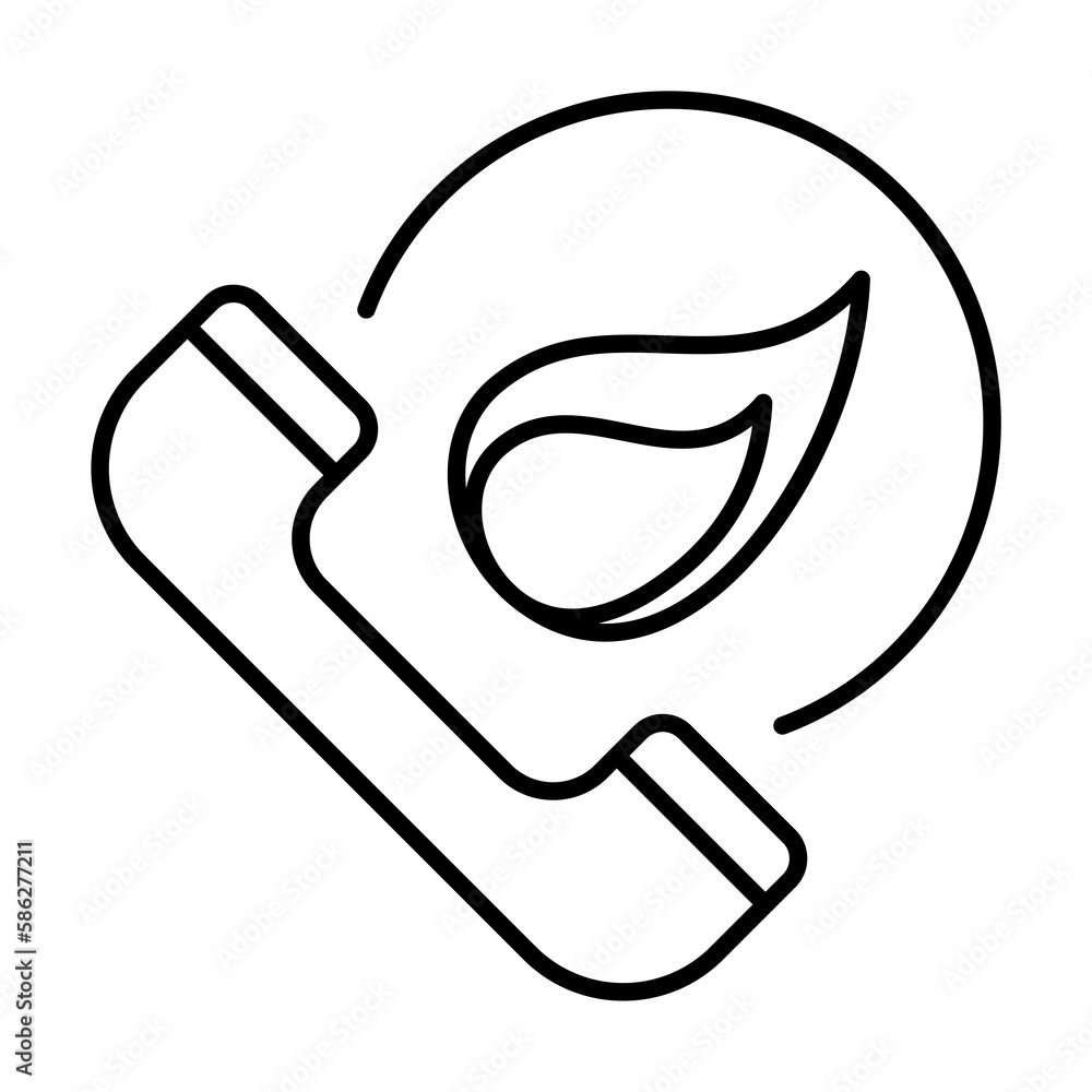 Poster emergency call, firefighter icon. element of firefighter icon. thin line icon for website design and