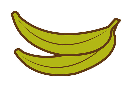 banana colored icon. Element of fruits and vegetables icon for mobile concept and web apps. Colored banana icon can be used for web and mobile. Premium icon