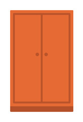cupboard flat icon. Element of furniture colored icon for mobile concept and web apps. Detailed cupboard flat icon can be used for web and mobile. Premium icon