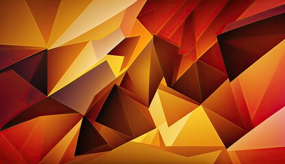 Colorful Geometry Background Pattern, Abstract art - AI Generated