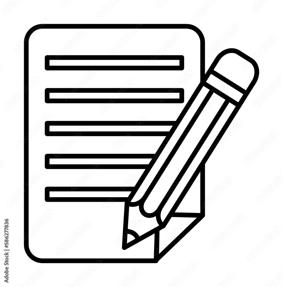 Aufkleber contract icon. element of global logistics icon for mobile concept and web apps. thin line contract 
