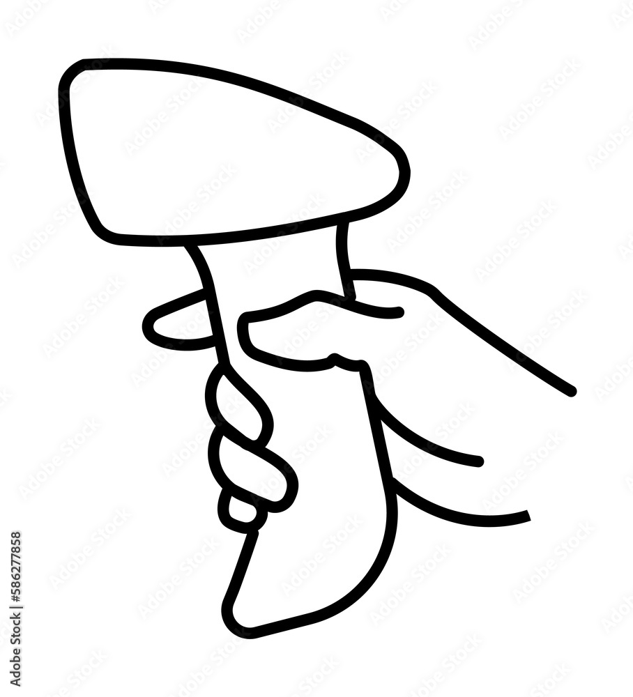 Poster barcode scanner icon. element of global logistics icon for mobile concept and web apps. thin line ba