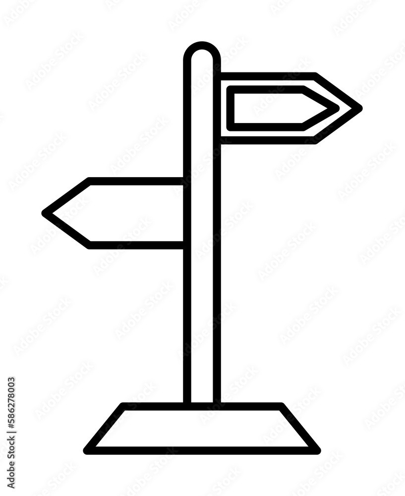 Poster information panel icon. element of global logistics icon for mobile concept and web apps. thin line 