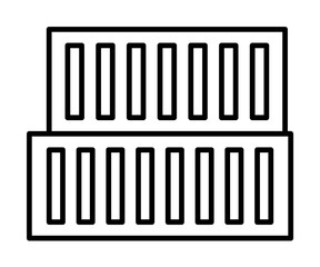 Warehouse icon. Element of global logistics icon for mobile concept and web apps. Thin line Warehouse icon can be used for web and mobile
