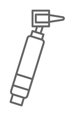 health, otoscope, medical. Element of health icon. Thin line icon for website design and development, app development. Premium icon