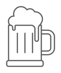 Beer, Holland icon. Element of Holland icon. Thin line icon for website design and development, app development. Premium icon