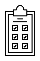 test, document, archive icon. Element of Human resources for mobile concept and web apps illustration. Thin line icon for website design and development, app development