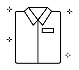 Shit, clothes icon. Simple line, outline elements of hygiene icons for ui and ux, website or mobile application