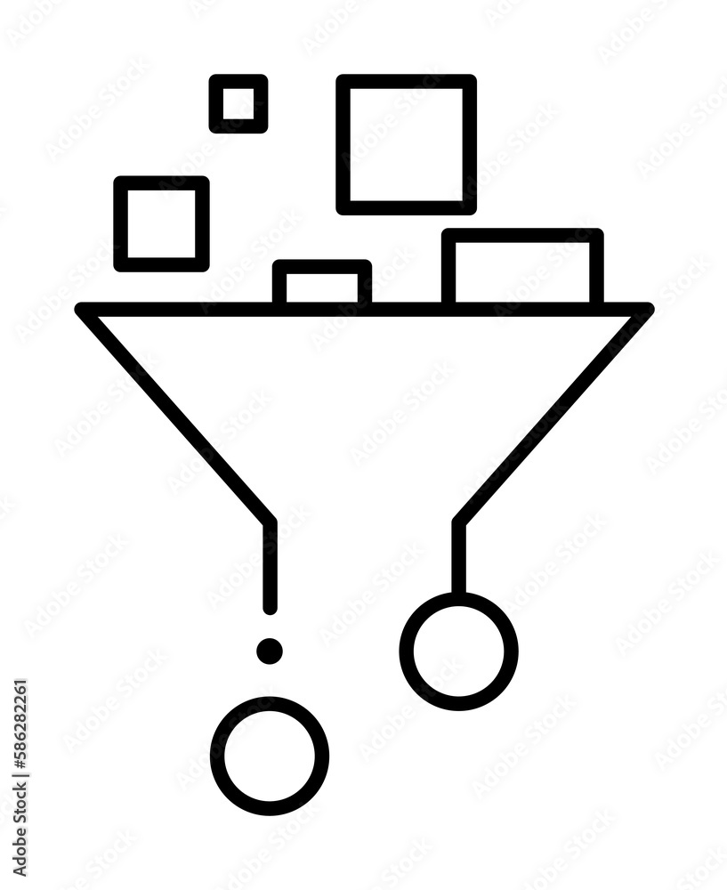 Aufkleber filter, internet technology icon. element of internet technology icon for mobile concept and web app
