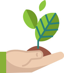 Natural protection icon. Ecology concept icon style