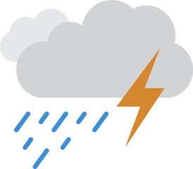 Rain icon. Ecology concept icon style