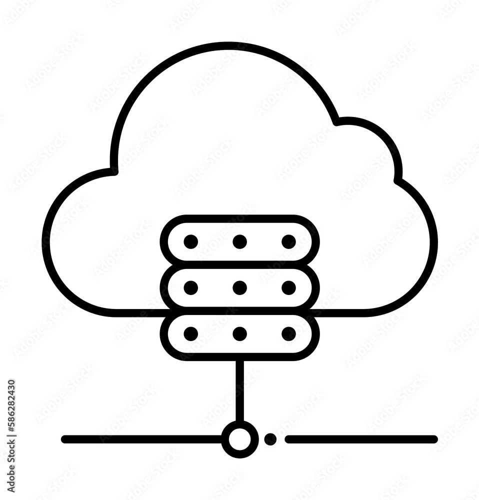 Aufkleber server, internet technology icon. element of internet technology icon for mobile concept and web app