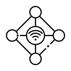 internet technology icon. Element of internet technology icon for mobile concept and web apps. Thin line internet technology icon can be used for web