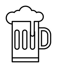 ale, beer, Ireland icon. Element of Ireland culture icon. Thin line icon for website design and development, app development. Premium icon