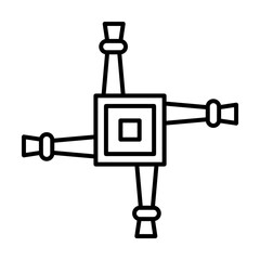 brigid, Ireland, cultures icon. Element of Ireland culture icon. Thin line icon for website design and development, app development. Premium icon
