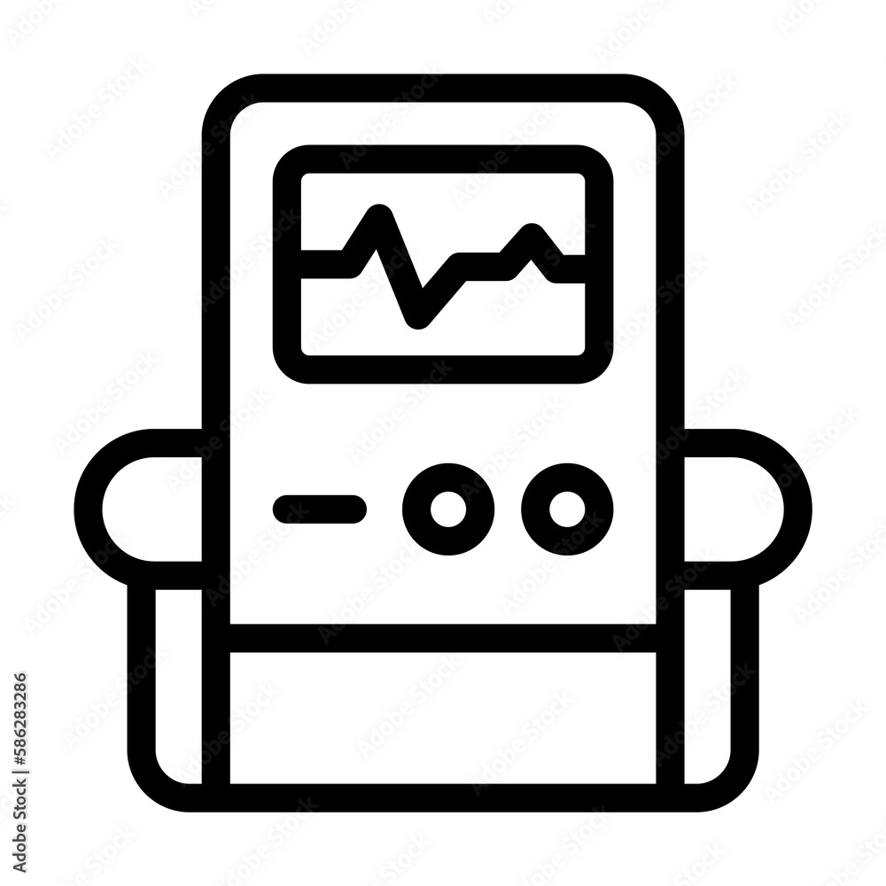 Poster report, manufacturing icon. simple line, outline elements of production icons for ui and ux, website