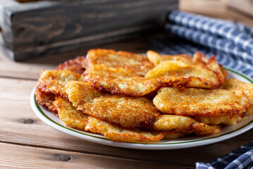 Potato pancakes. Ukrainian pellet, traditional dish