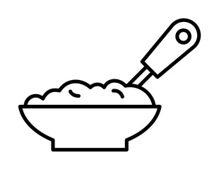 Baby food icon. Element of maternity culture. Thin icon for website design and development, app development. Premium icon