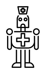 Medical technology, bot icon. Element of medical technology icon